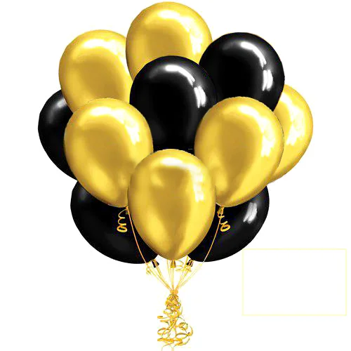 Набор из 11 зеркальных гелиевых шаров