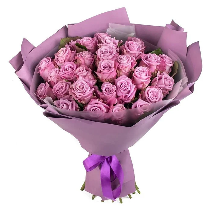 Букет из 31 розы "Муди Блю"