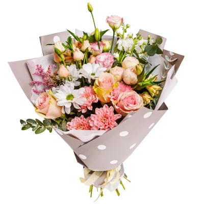 Букет "Нежный праздничный микс"