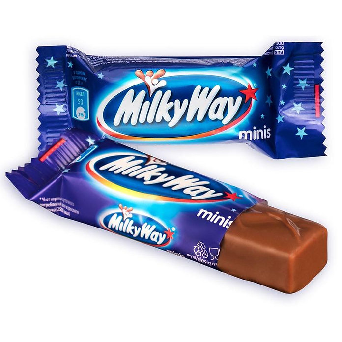 Шоколадные батончики "Milky Way" мини