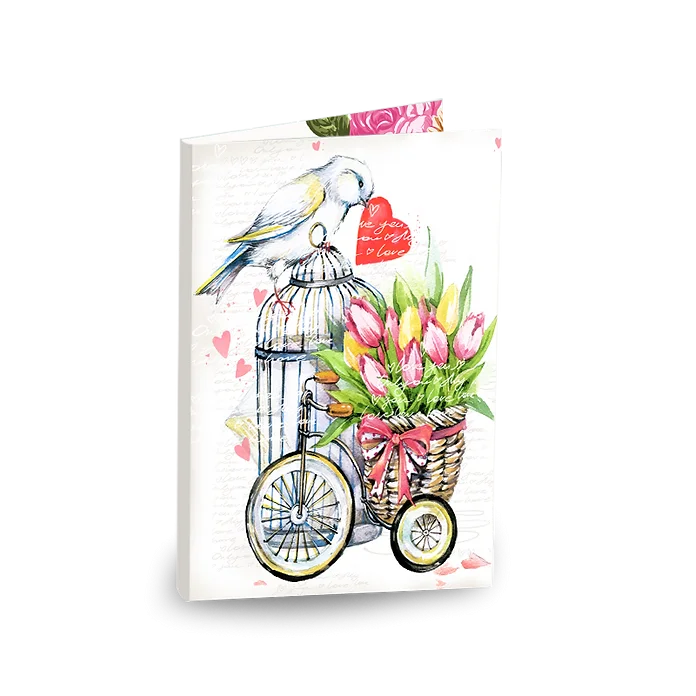 Открытка с шоколадом "Желаю..."