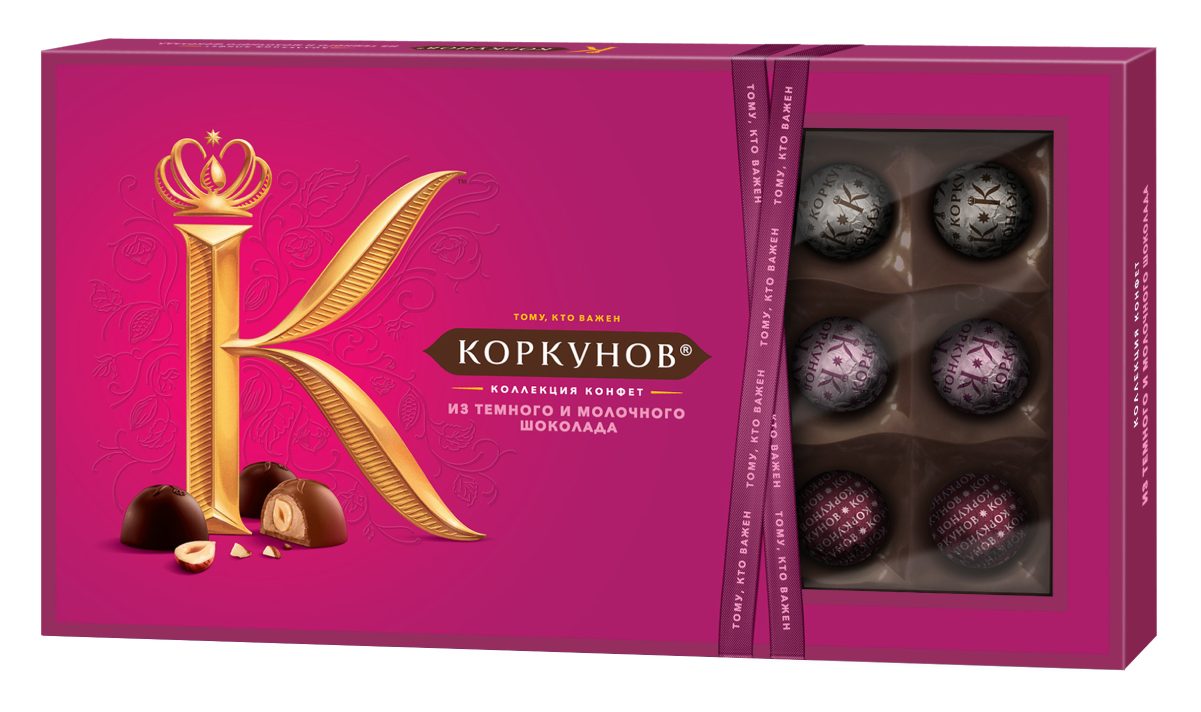 Конфеты «А.Коркунов» Ассорти шоколад молочный