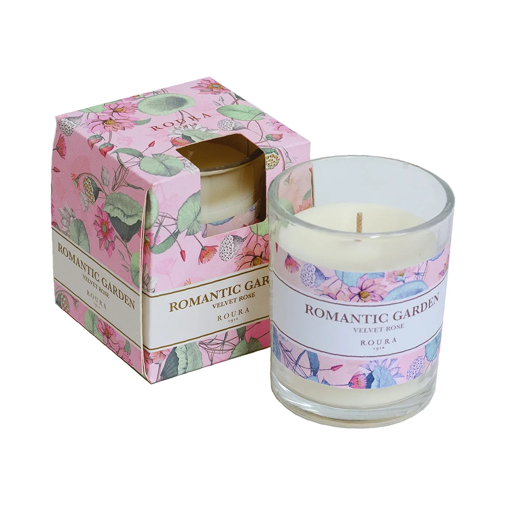Аромасвеча интерьерная "Романтический сад"
