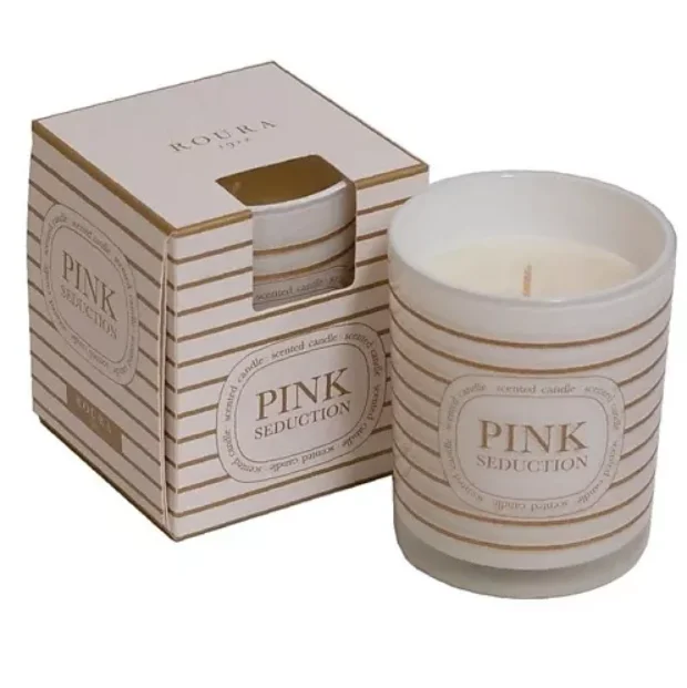 Аромасвеча интерьерная "Розовый соблазн"