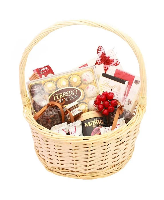 Корзина со сладостями «Такой прекрасной тебе»